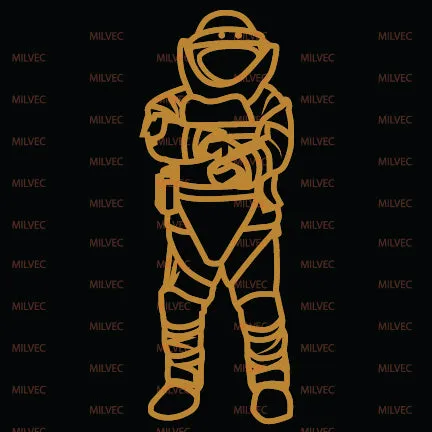 EOD Bomb Suit Vinyl Decal