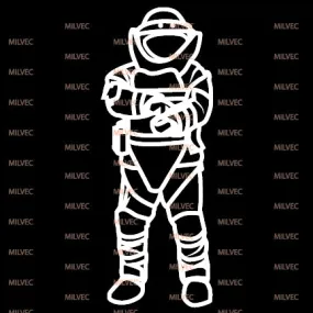 EOD Bomb Suit Vinyl Decal