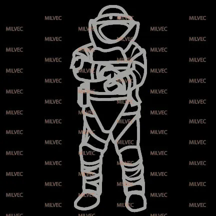 EOD Bomb Suit Vinyl Decal