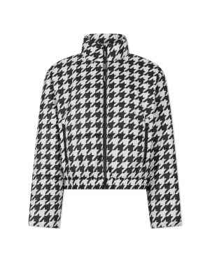 Felara-2 Houndstooth Puffer Jacket