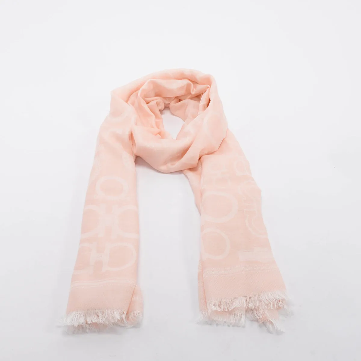 Ferragamo Petal Jacquard Gancini Scarf