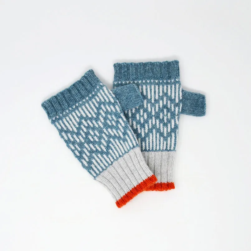 Fingerless Gloves - Dundee Graphics Collection - Lichen