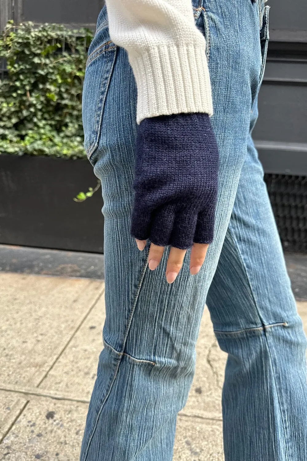 Fingerless Wool Gloves