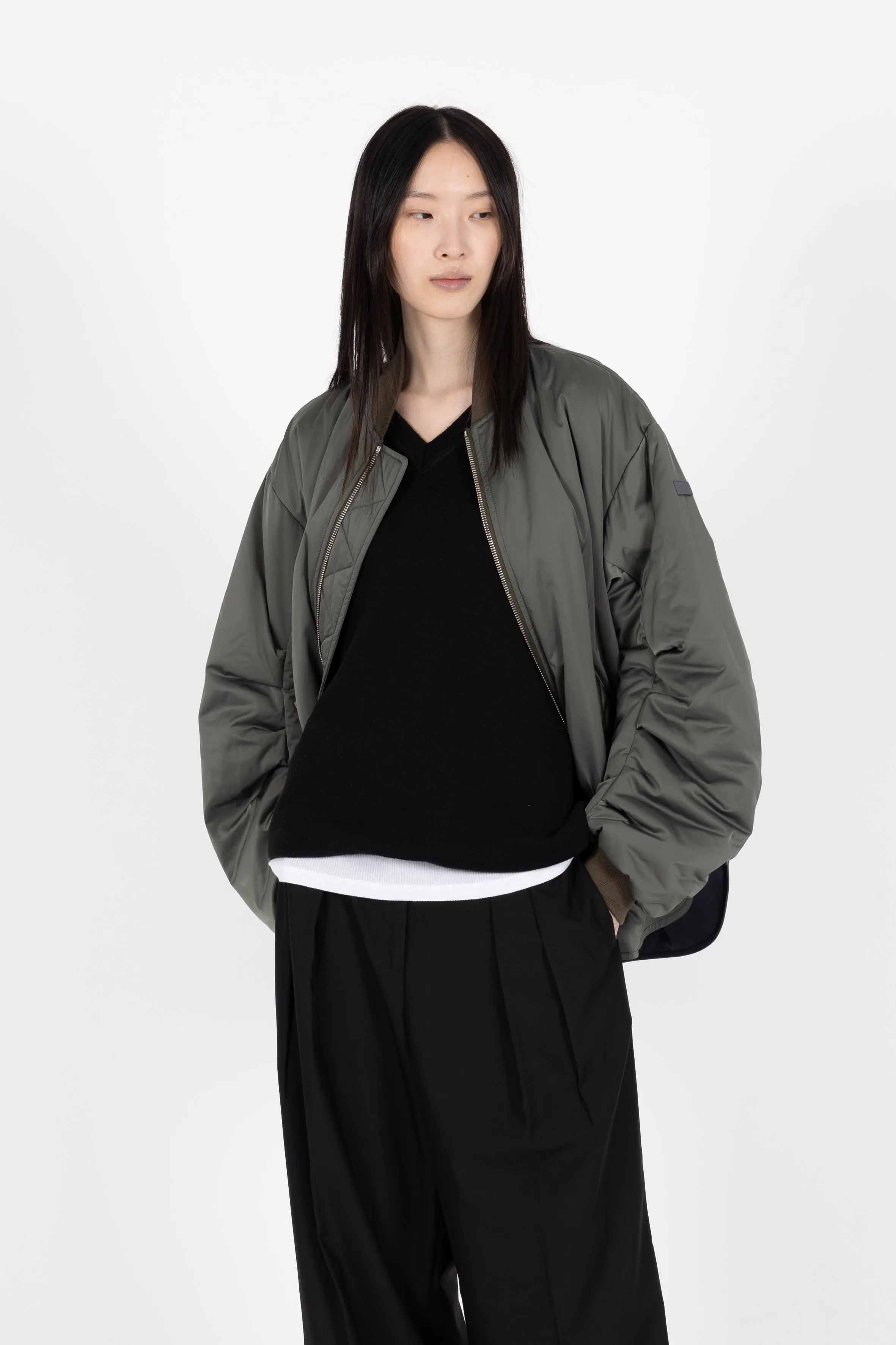 FLARED BOMBER JACKET RIA