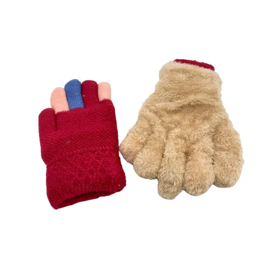 Fleece Lined Kids Winter Gloves