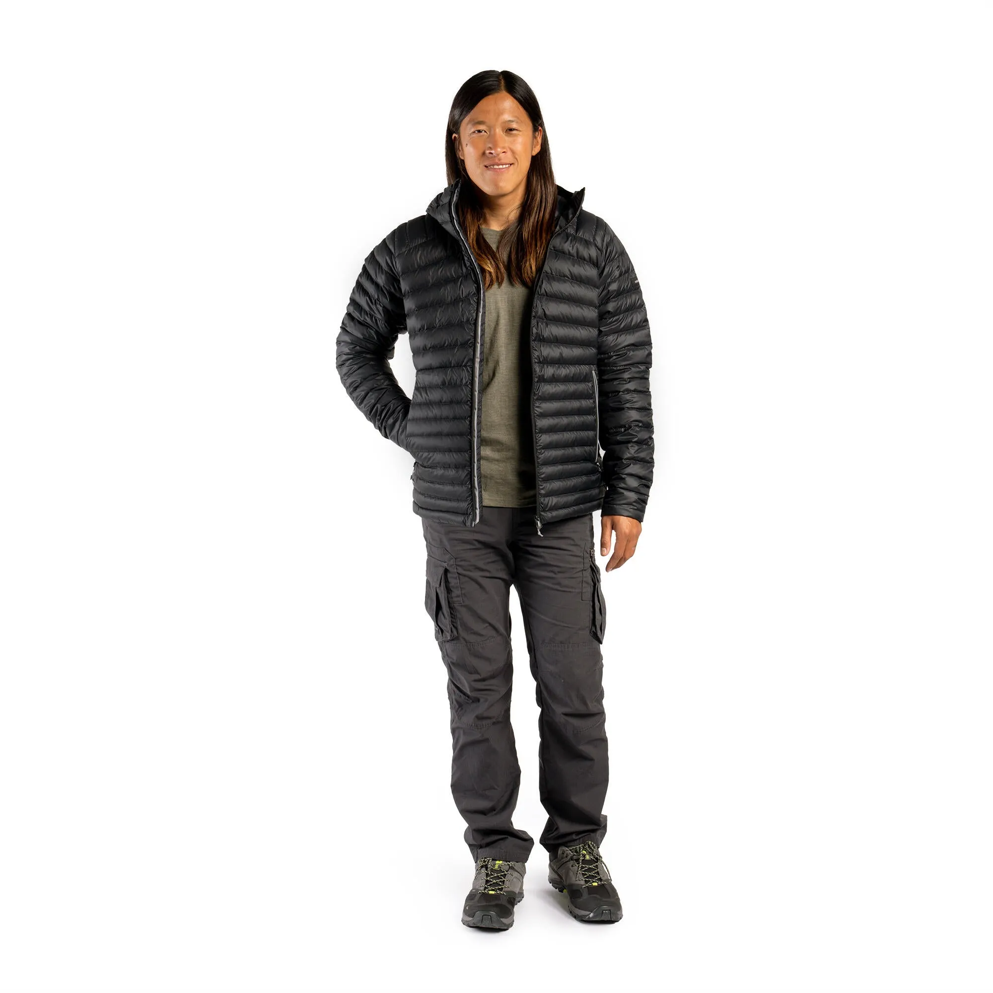 Forclaz Men's MT100 Hooded Down Puffer Jacket