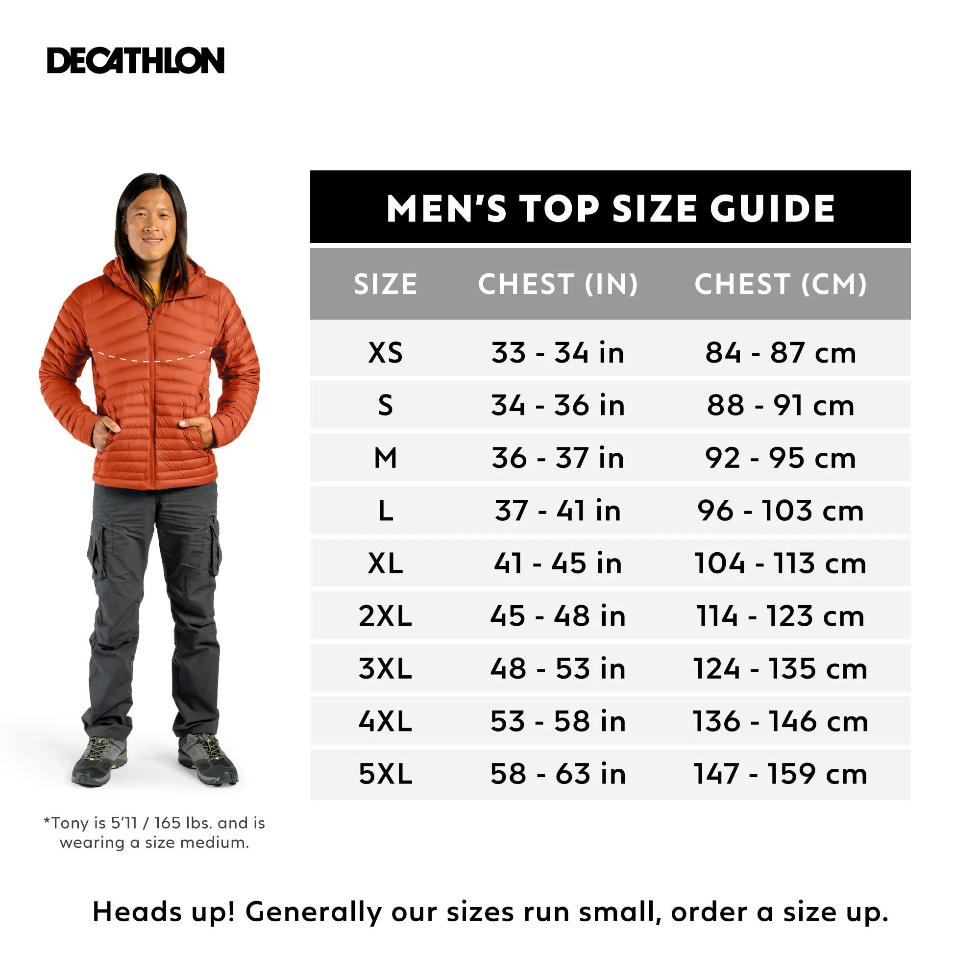 Forclaz Men's MT100 Hooded Down Puffer Jacket