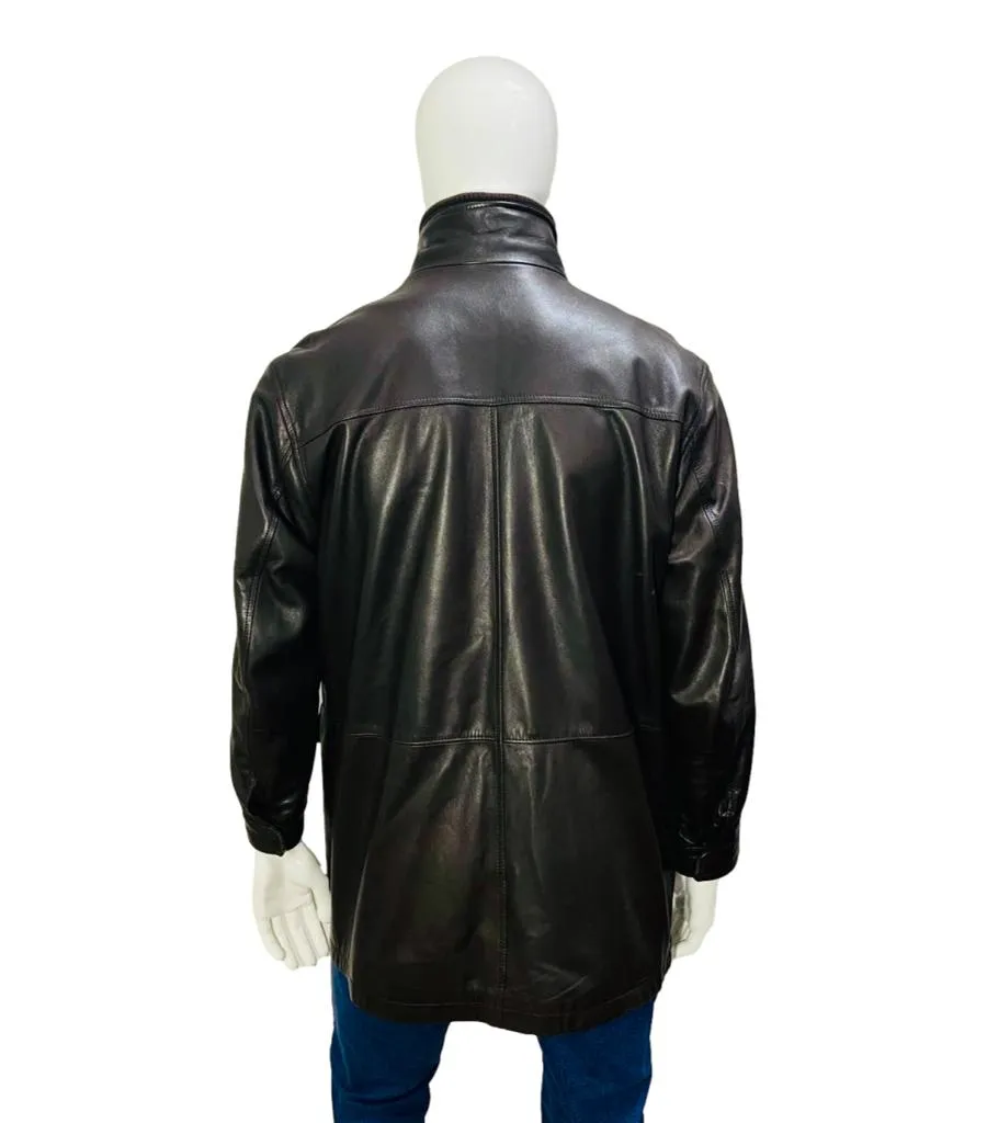 Fratelli Rossetti Genuine Leather Jacket - Size 56IT (Optimized English E-commerce Product Title)