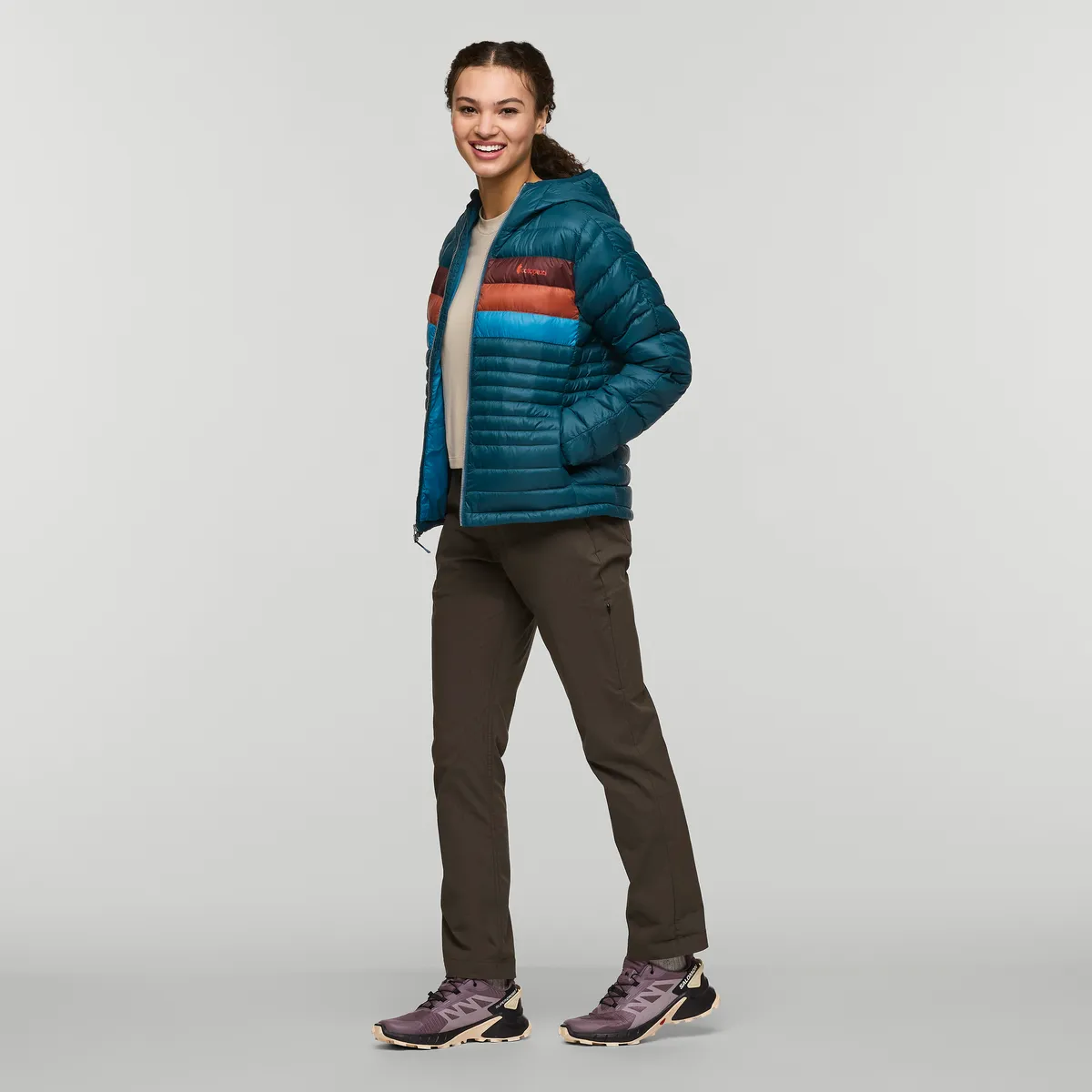 Fuego Hooded Down Jacket - Women's