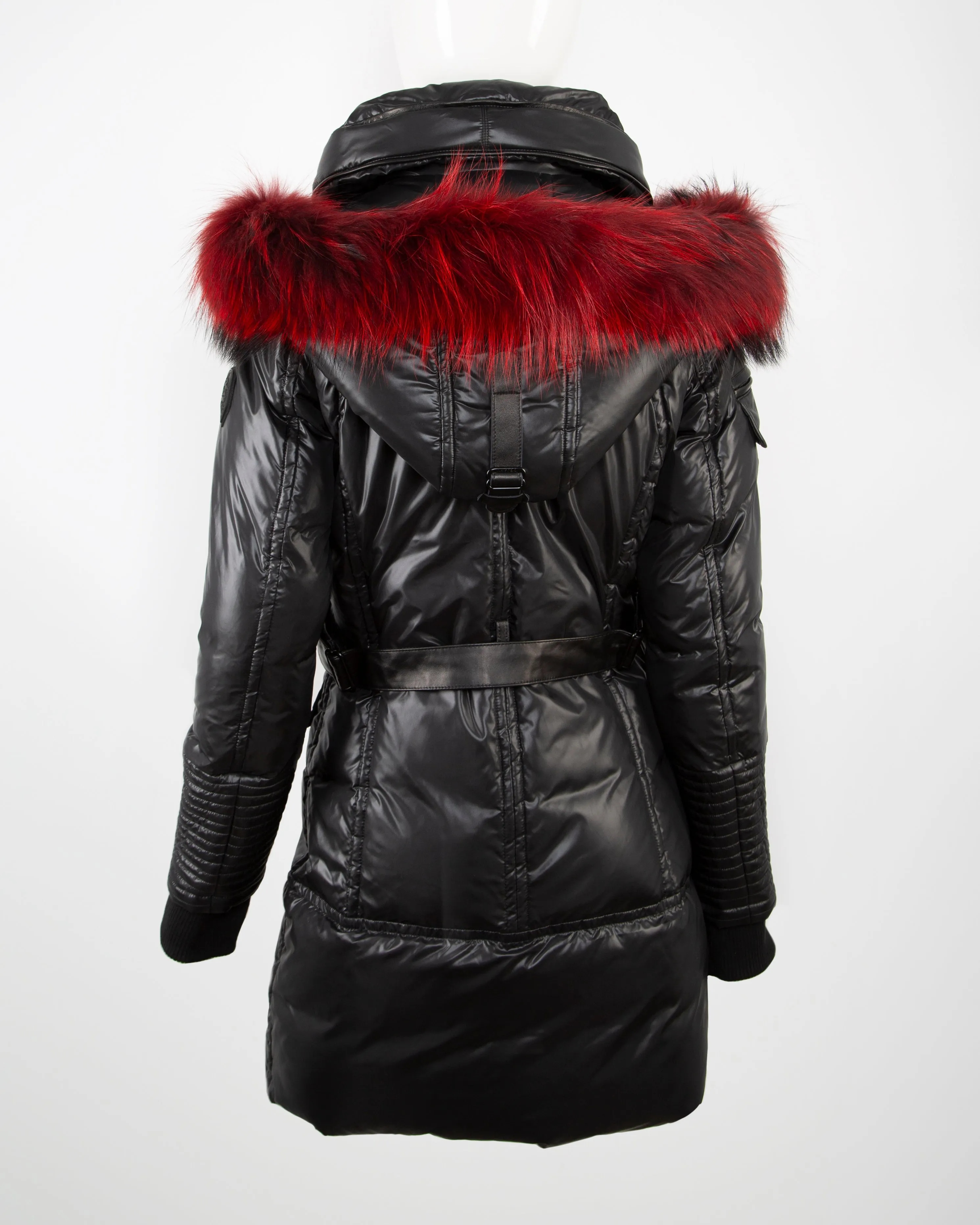 GELLERY Down Jacket With Fur Trim