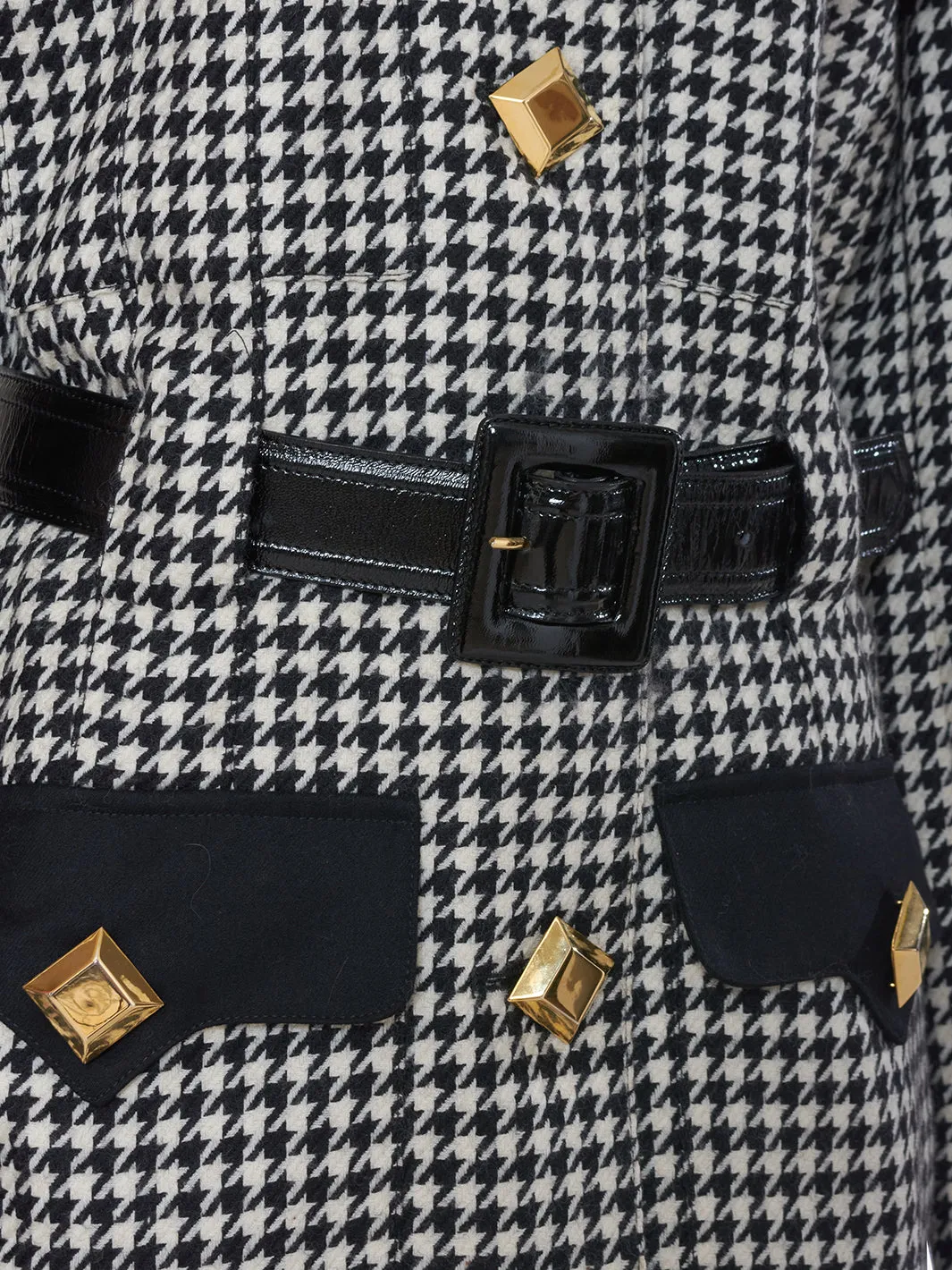 Genny Houndstooth Wool Suit