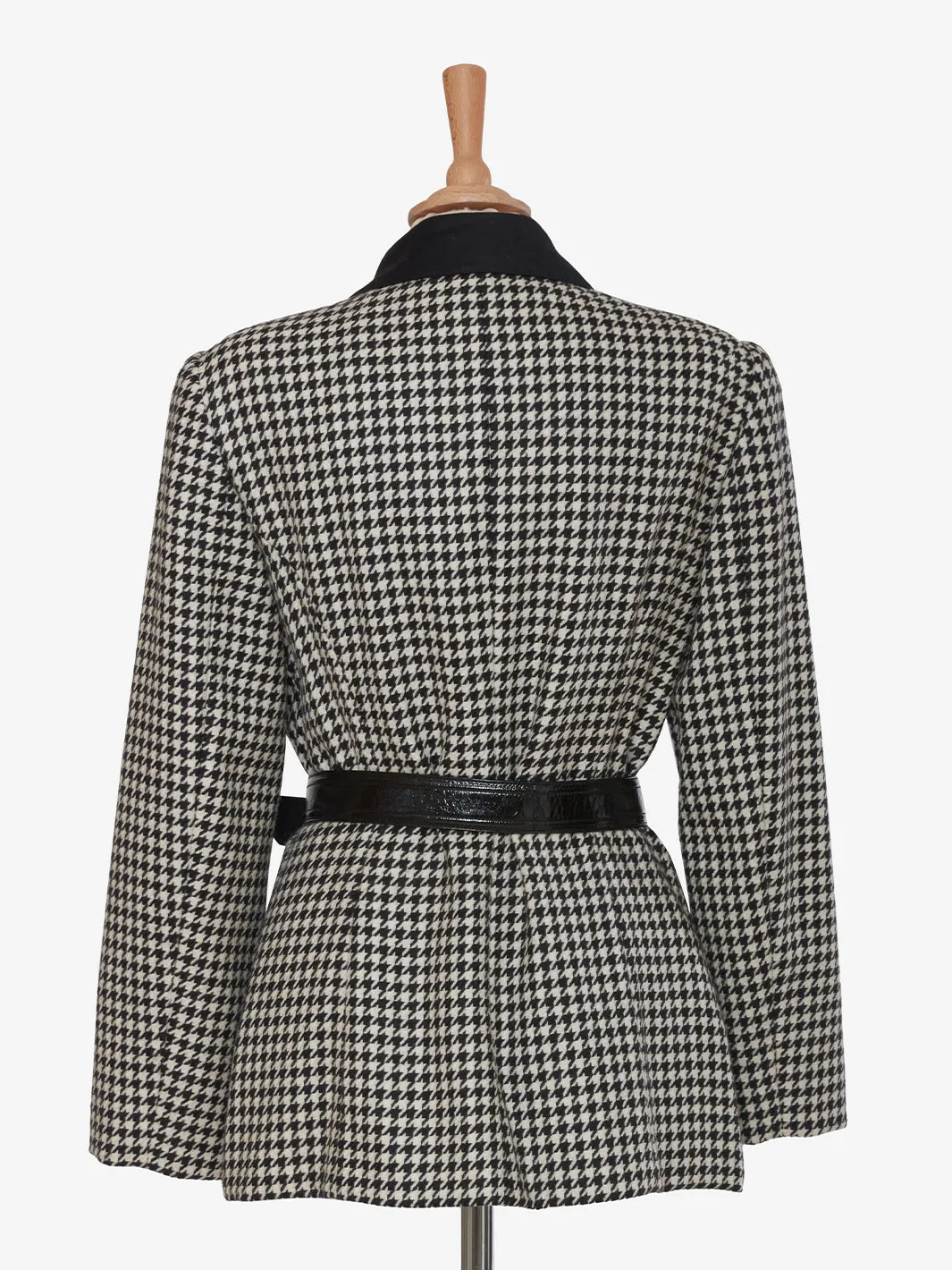 Genny Houndstooth Wool Suit