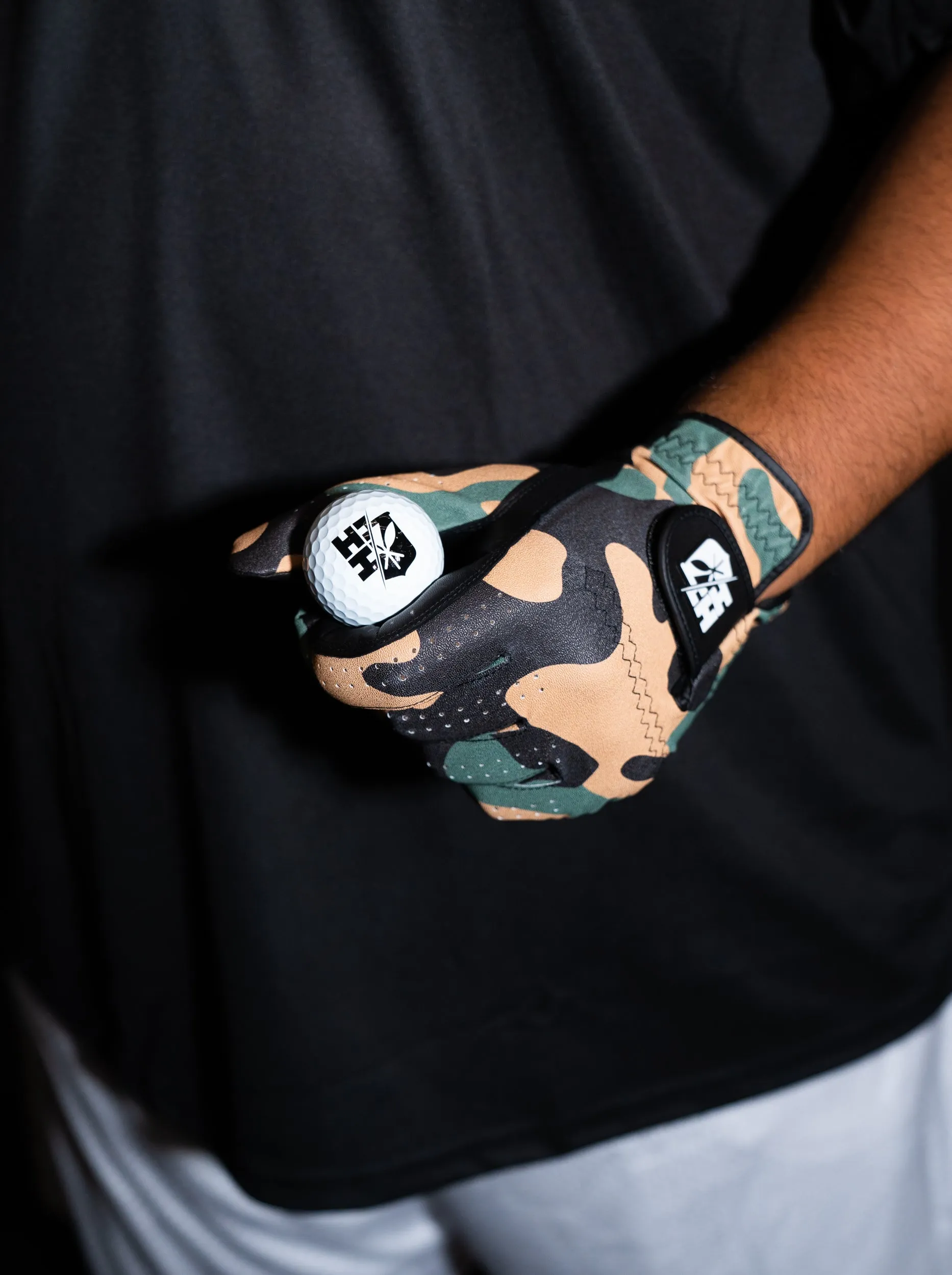 GREEN CAMO GOLF GLOVES (RIGHT ONLY)