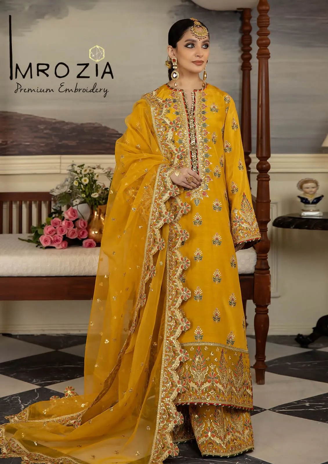 Imrozia Organza Suit