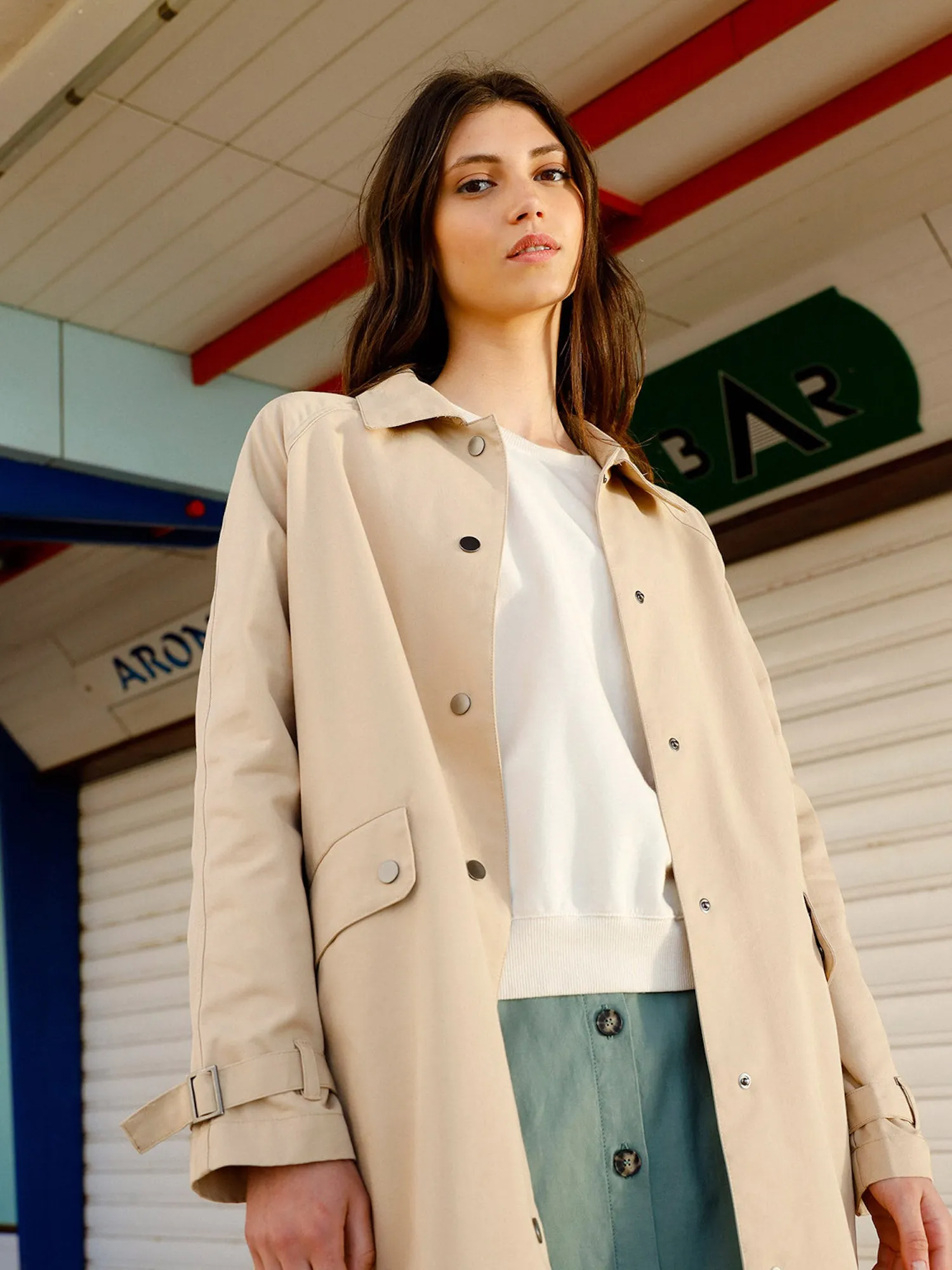 INDI & COLD Raincoat Trench