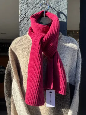 Irish - Rib Scarf - Purple