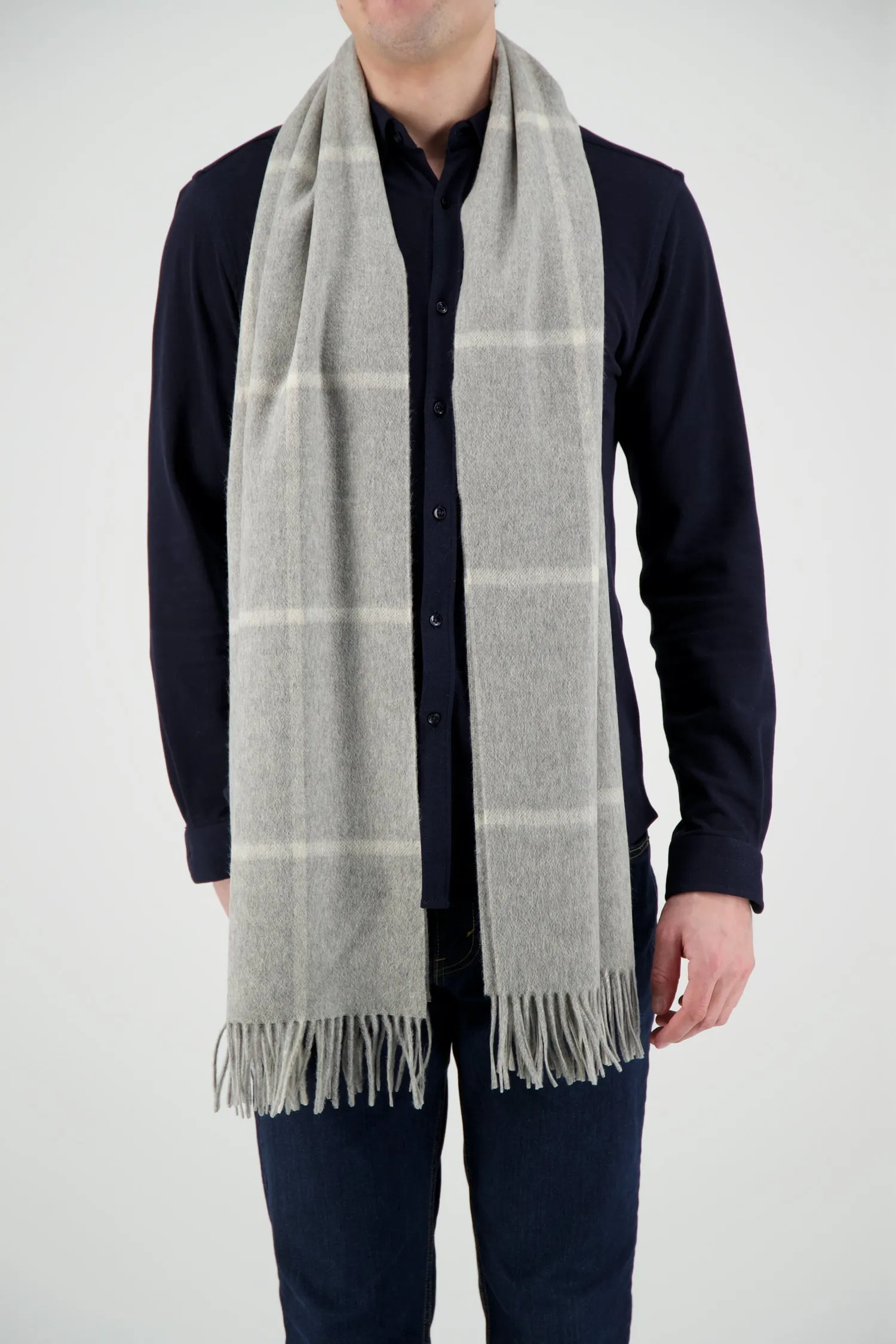 Joshua Ellis Grey Scarf