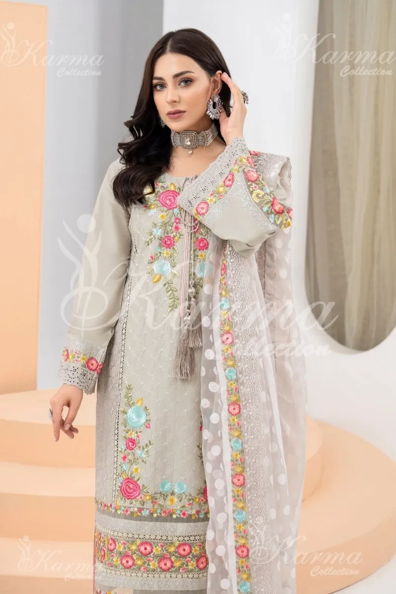 Karma Festive Embroidered Suit KAR52