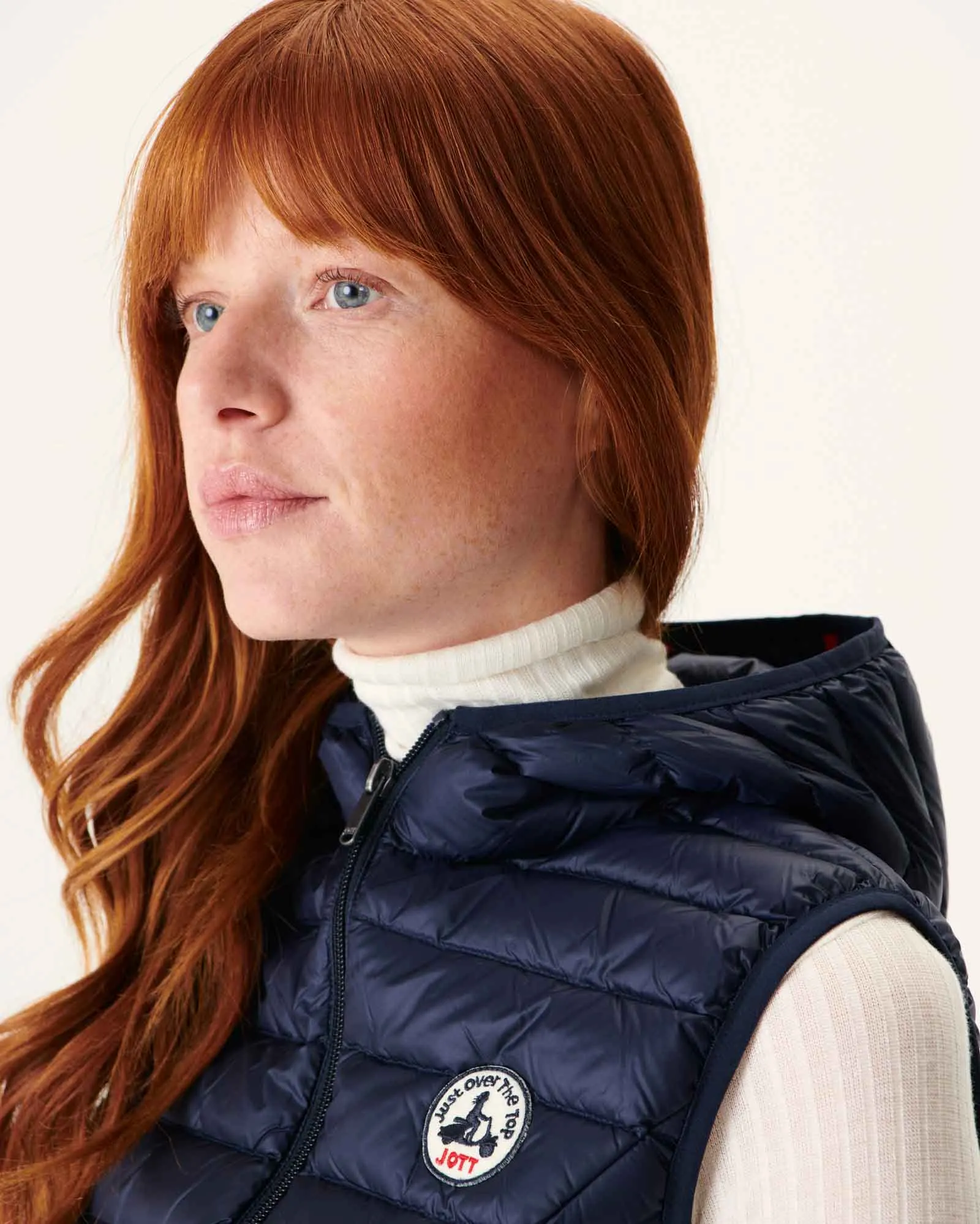 Light sleeveless down jacket Navy Mali