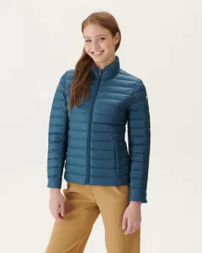 Lightweight down jacket Blue jeans Cha