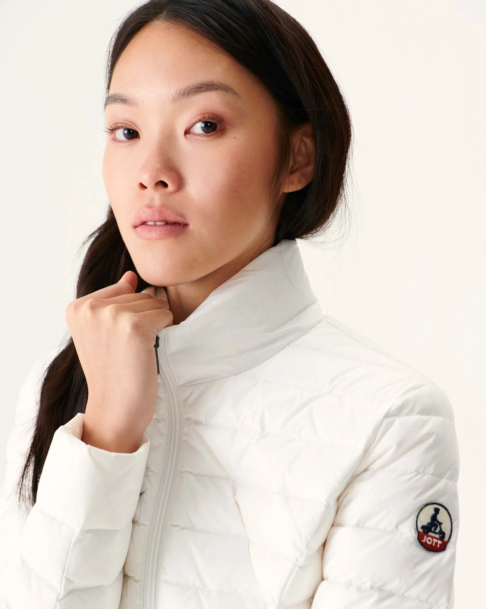 Lightweight down jacket White Cha