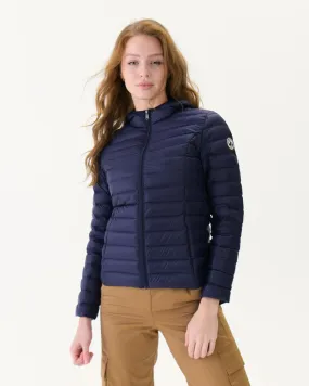 Lightweight hooded down jacket Navy Cloe