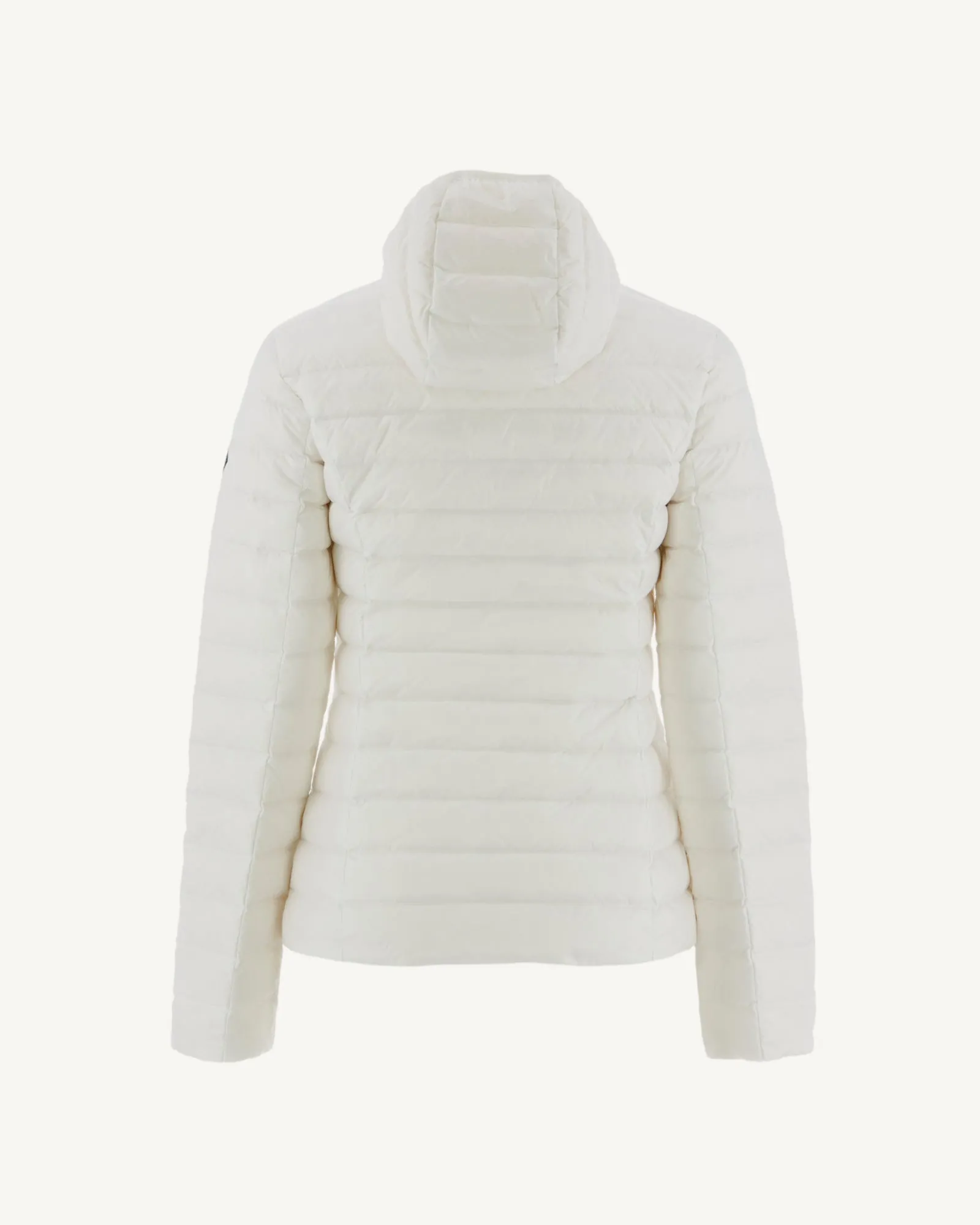 Lightweight hooded down jacket White Cloe