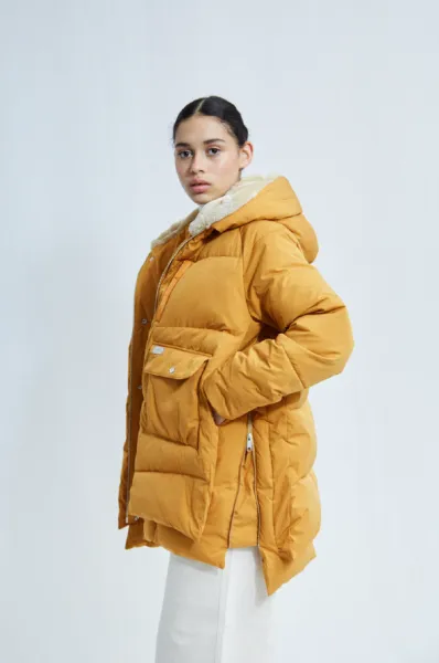 lyndon down jacket gold inca