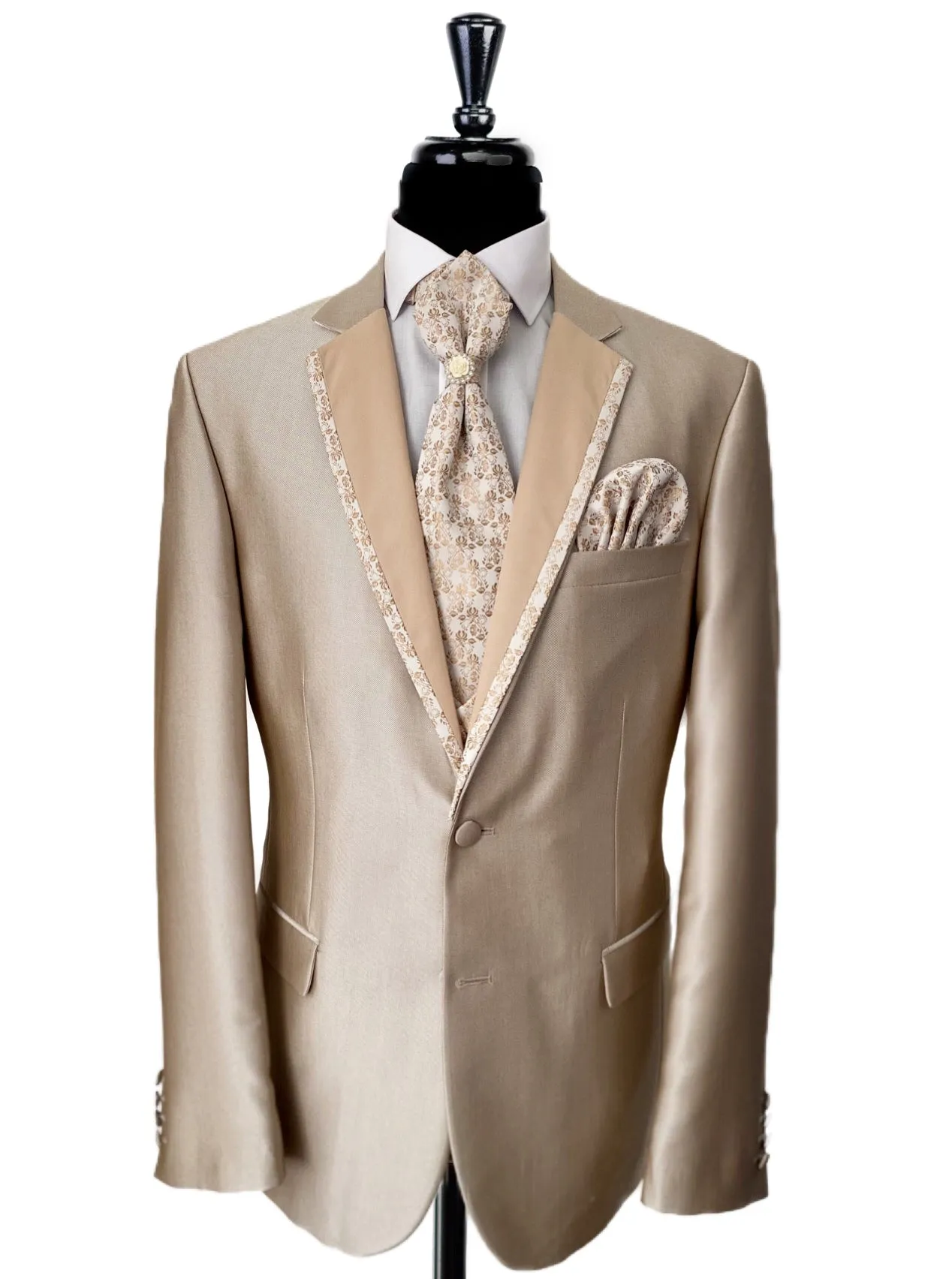 MAKROM Tan 5 Piece Suit