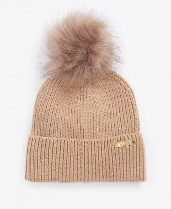 Mallory Pom Beanie- Light Trench