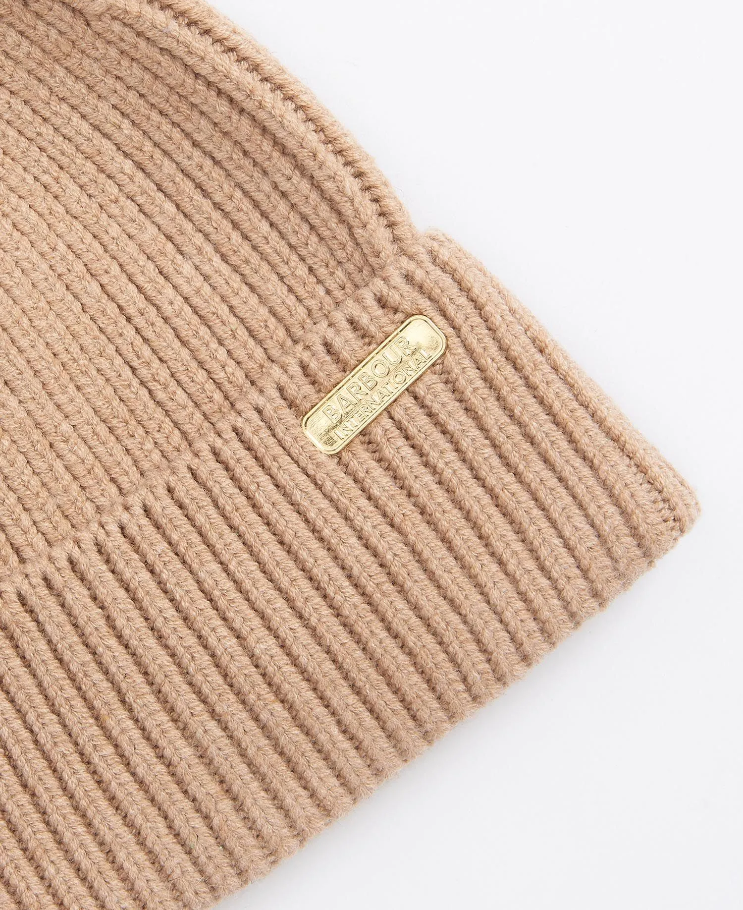 Mallory Pom Beanie- Light Trench