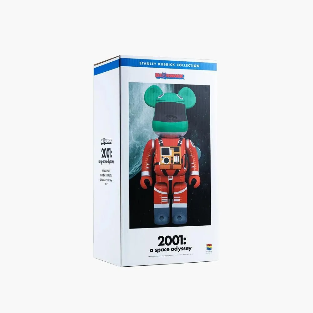 Medicom Toy Space Suit Green Helmet & Orange Suit Version 1000%