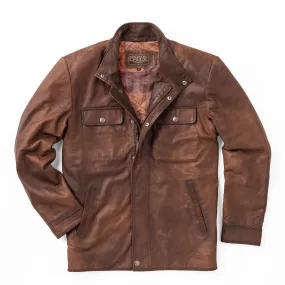 Men's Madison Creek | Frisco Leather Jacket | Tobacco