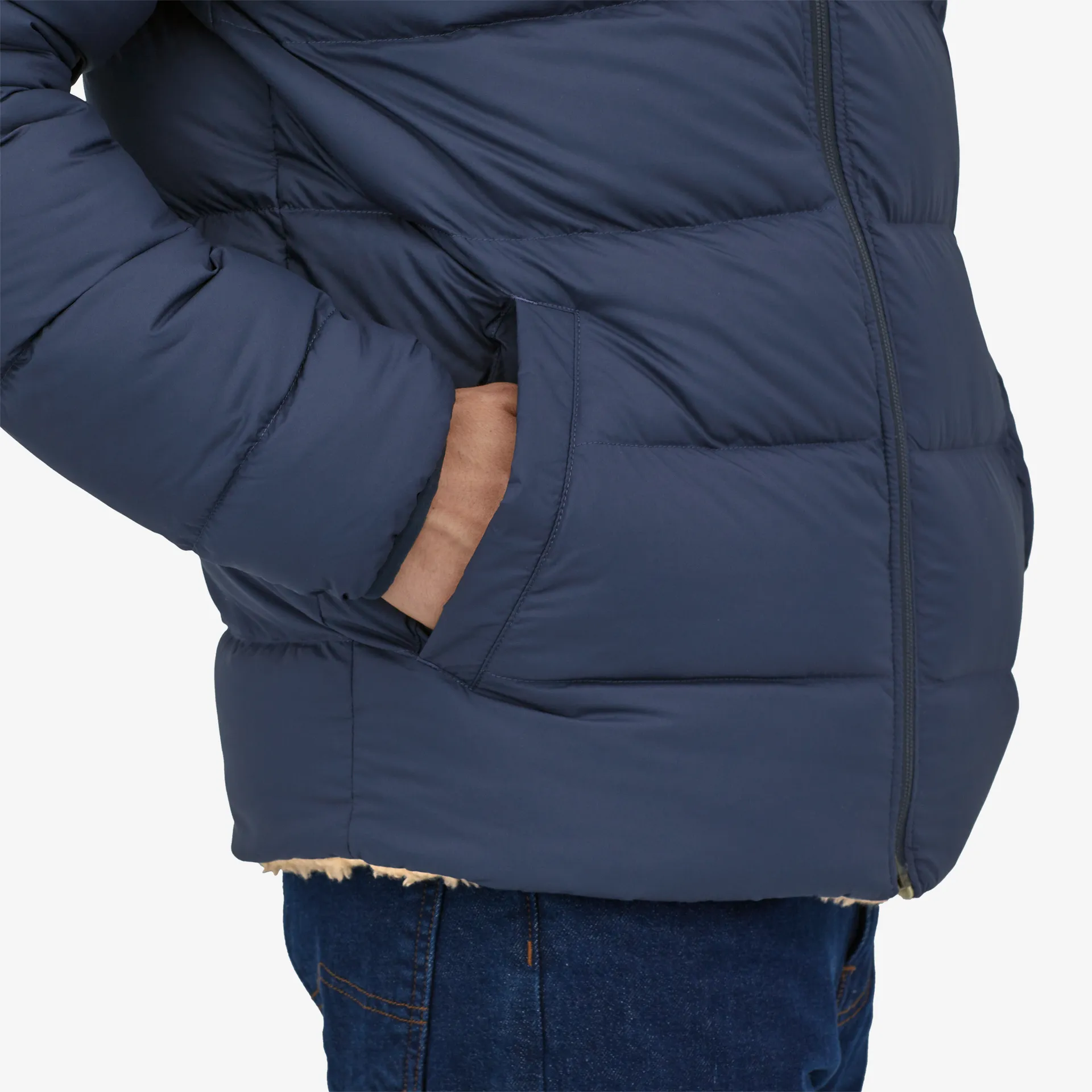 Men's Reversible Silent Down Jacket