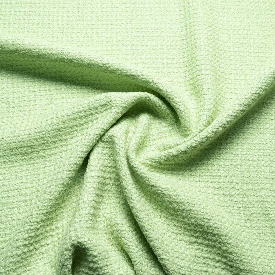 Mint Green Pure Wool Bouclette