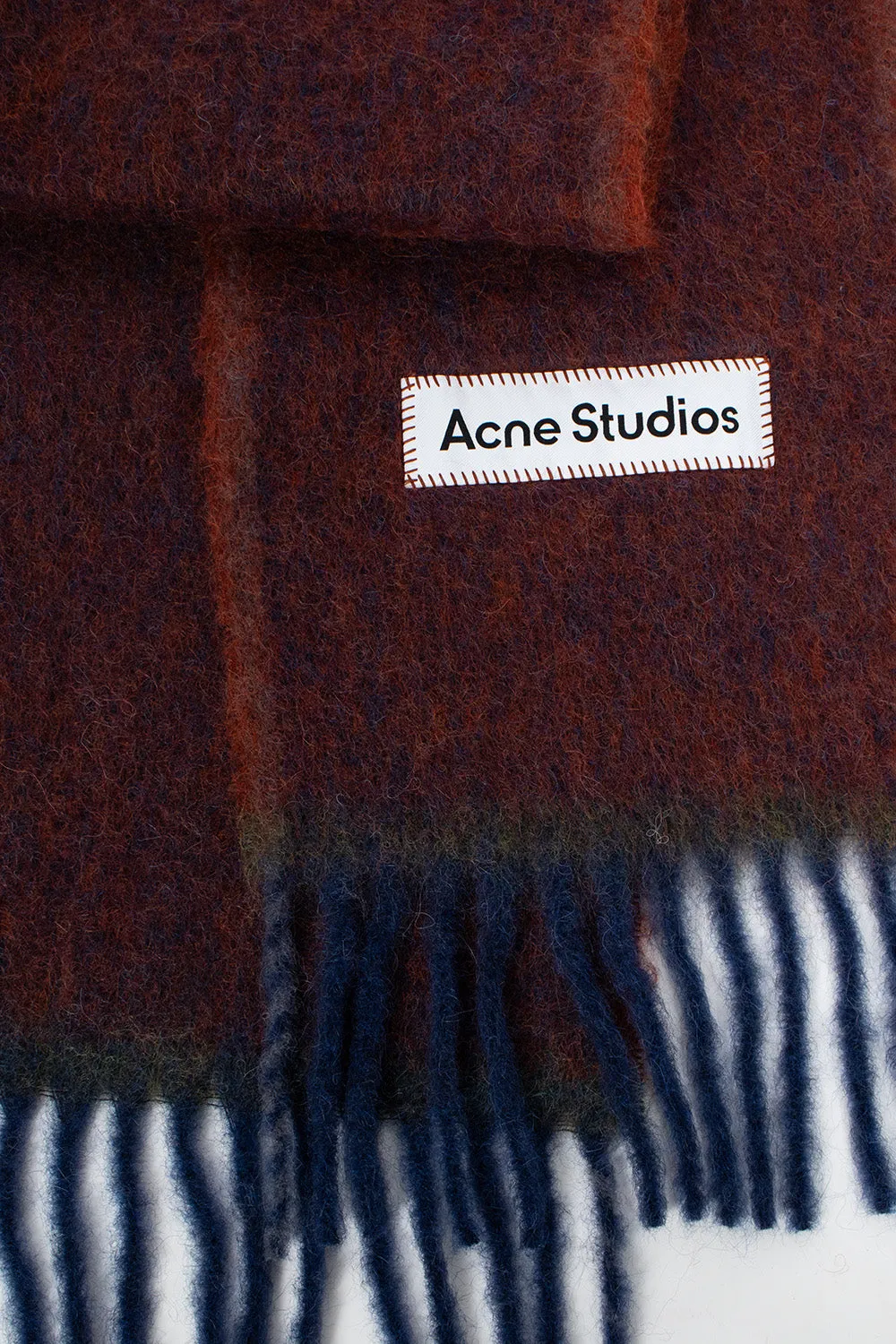 Mohair Scarf Aubergine