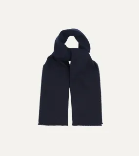 Navy Cashmere Scarf