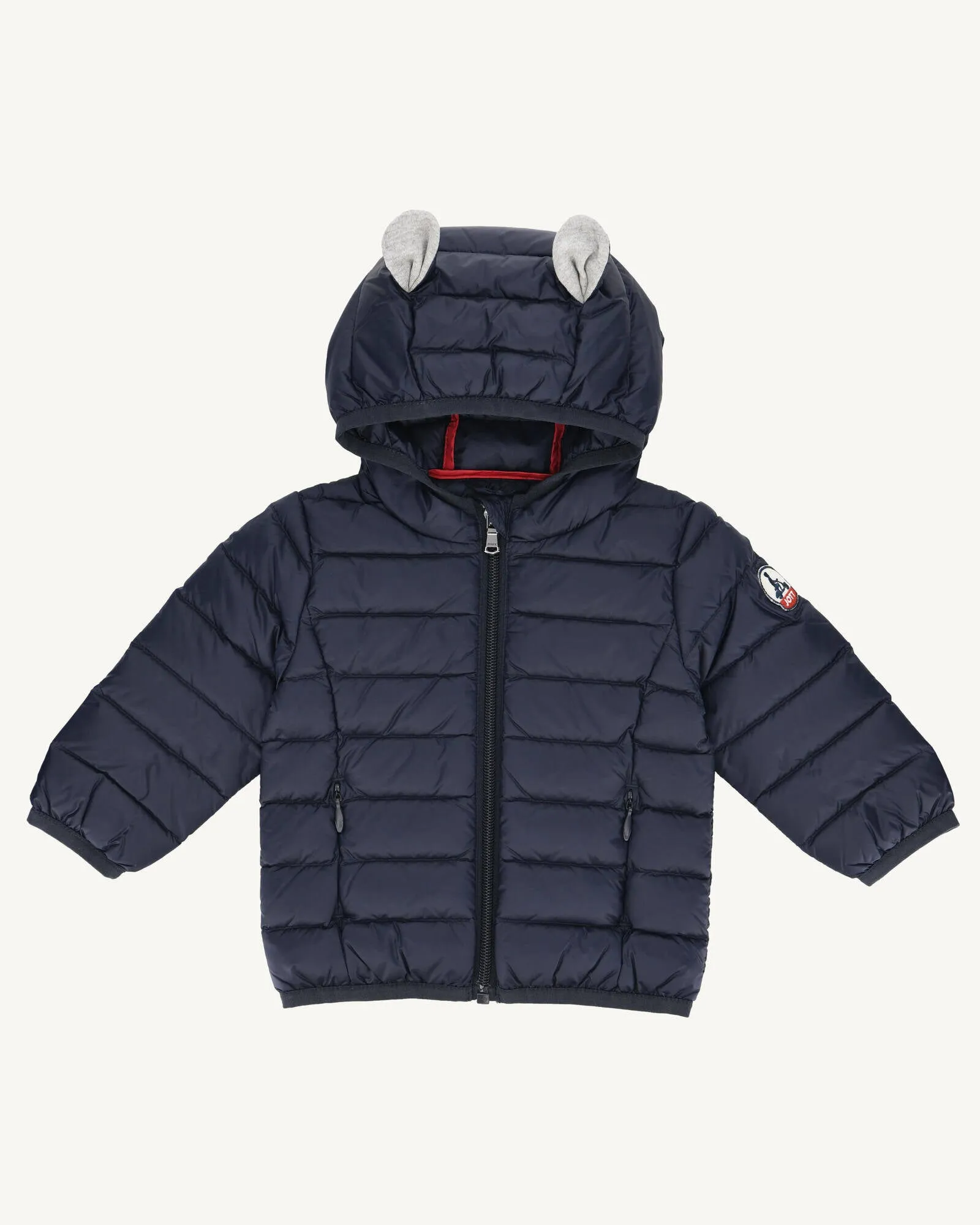 Navy Hooded Down Jacket baby Mael