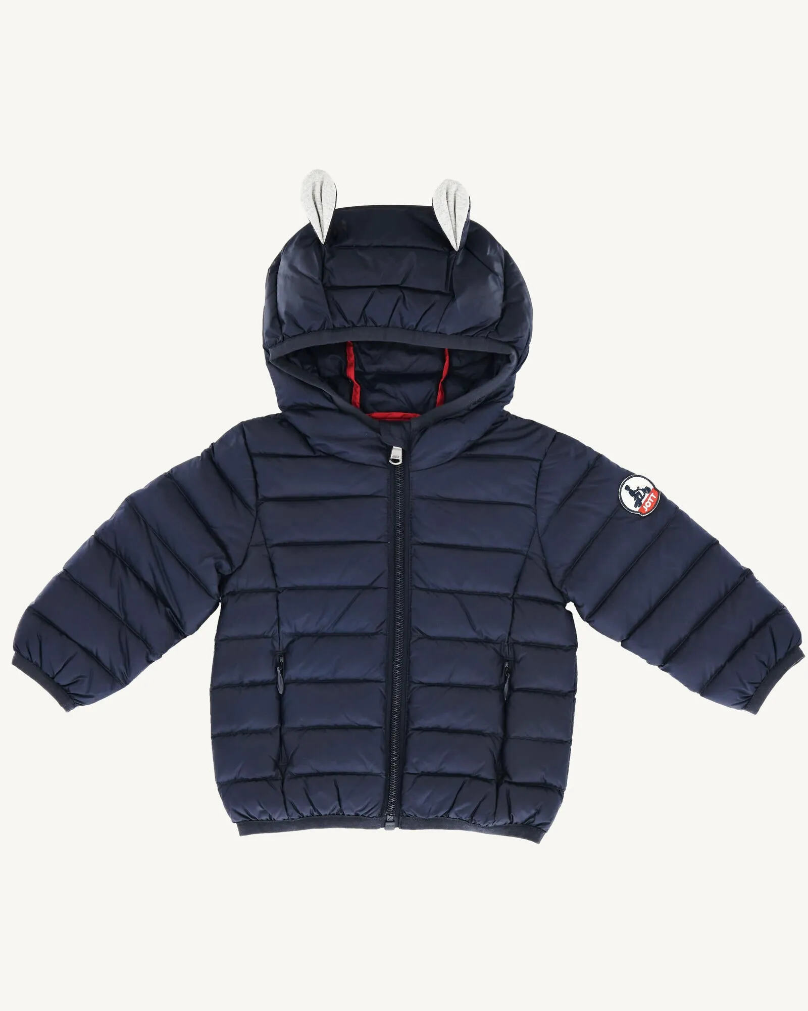 Navy Hooded Down Jacket baby Mael