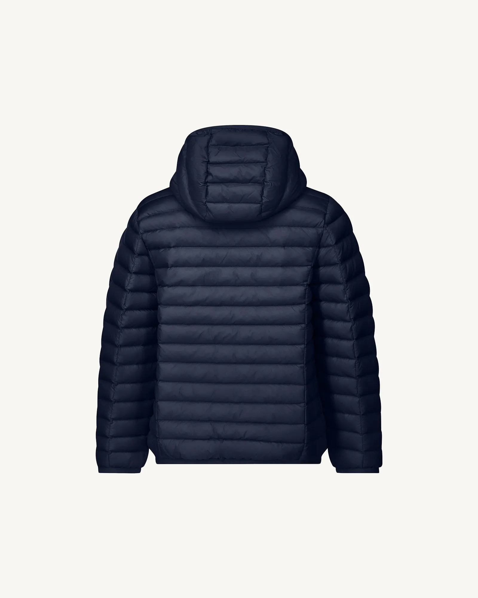 Navy Hooded down jacket Hugo