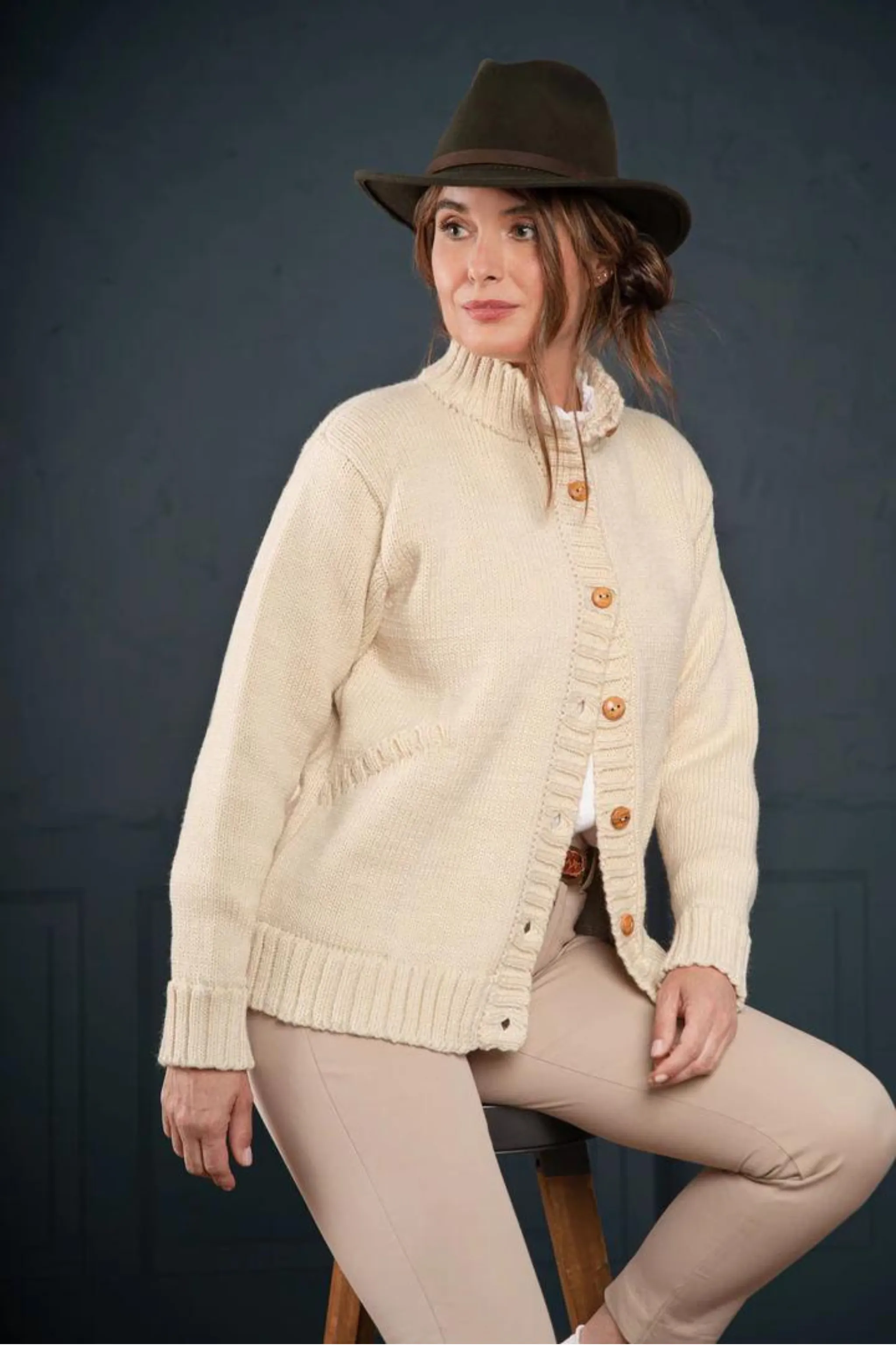 Orizon - Victoria Cardigan - Natural