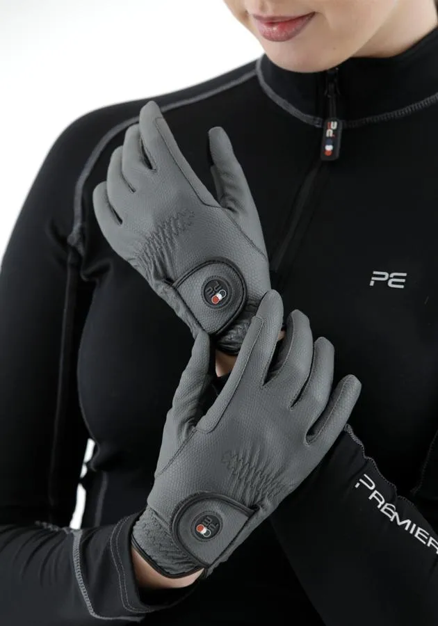 PEI Metaro Riding Gloves - Grey