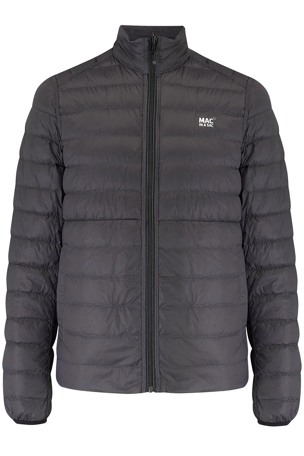 Polar II Mens Down Jacket - Jet Black Charcoal