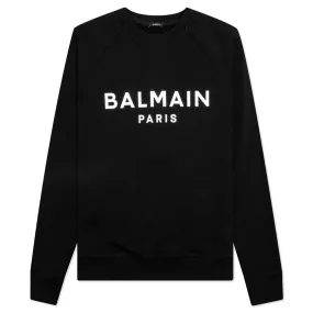 Printed Sweatshirt - Black/White