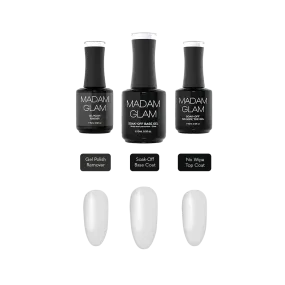 "Base Coat, Top Coat & Remover" Bundle