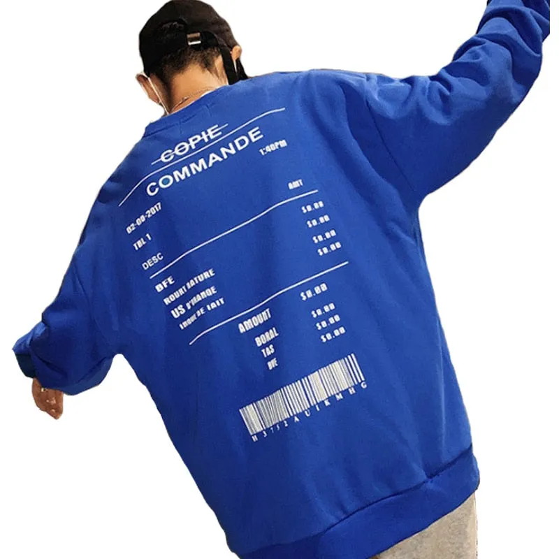 Receipt Sweatshirt