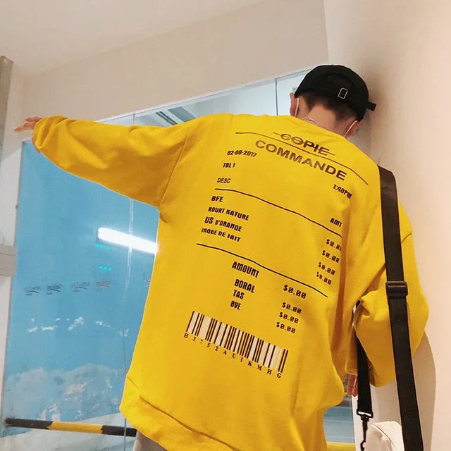 Receipt Sweatshirt