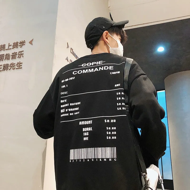 Receipt Sweatshirt