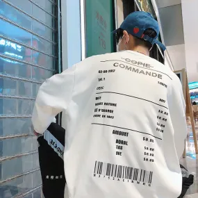 Receipt Sweatshirt