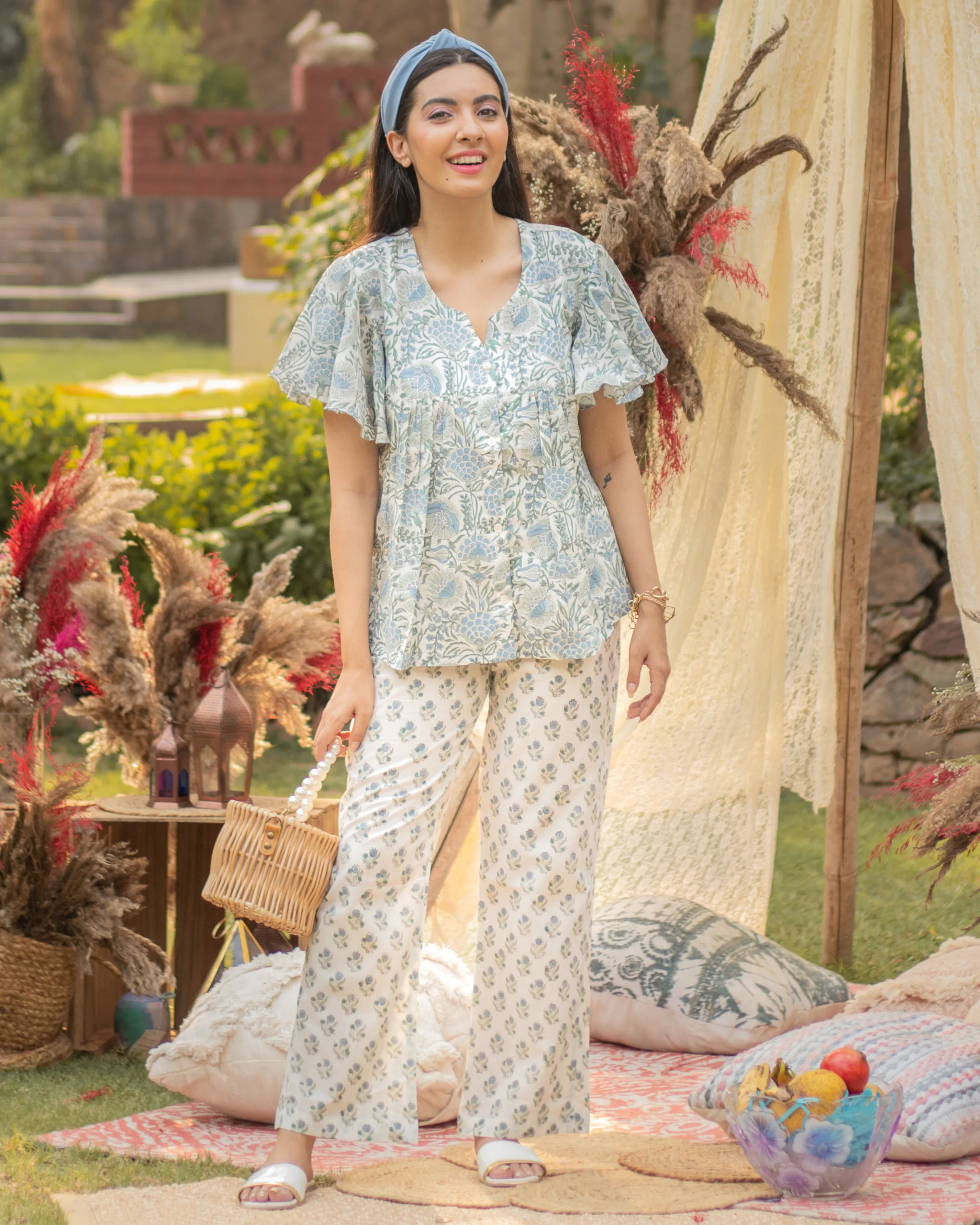 Spring Bahamas Cotton Night Suit